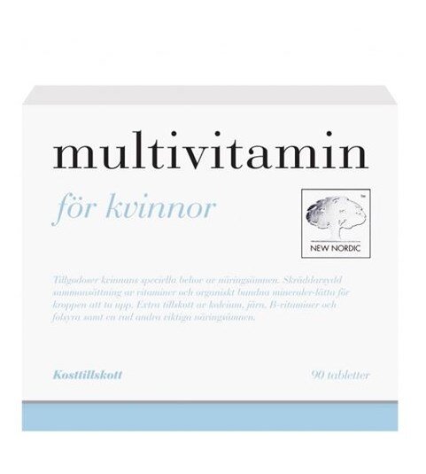 multivitamin-kvinna