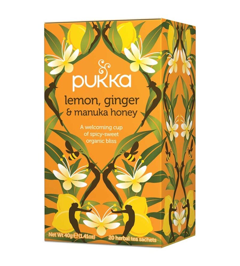 Image of Pukka Te Lemon Ginger Manuka