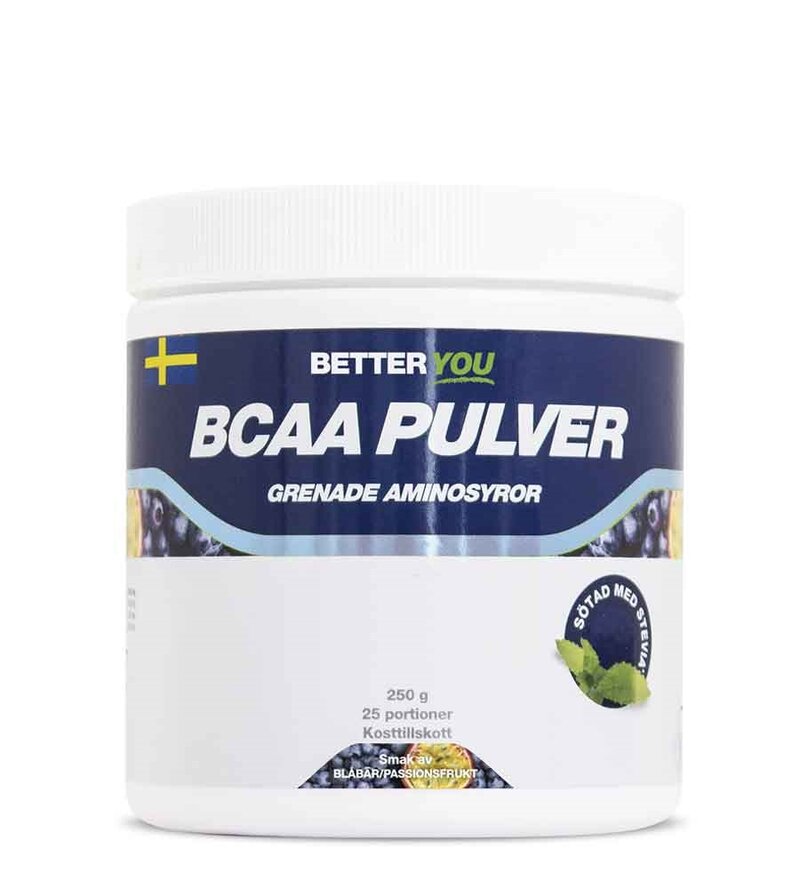 BCAA Pulver Naturligt PASSION BLÅBÄR