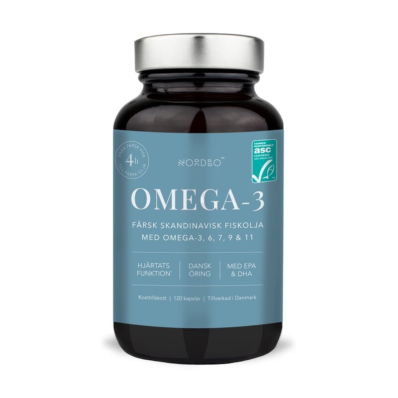 Läs mer om Nordbo Omega-3 120 Kapslar