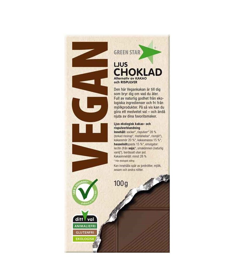 Vegan Choklad Ljus