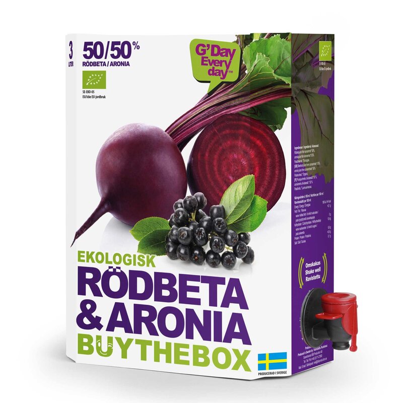 Läs mer om Rödbetsjuice Aronia Ekologisk BiB