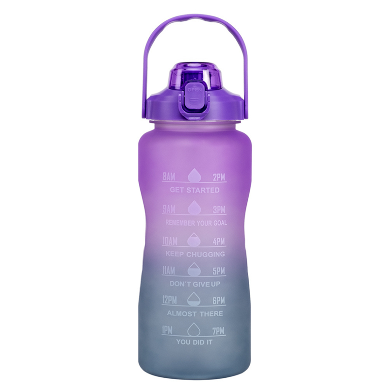 Motivation Bottle Purple blue