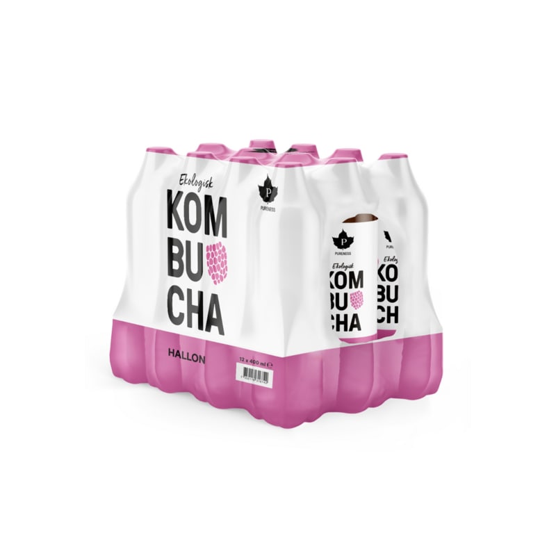 Läs mer om Kombucha Hallon Flak