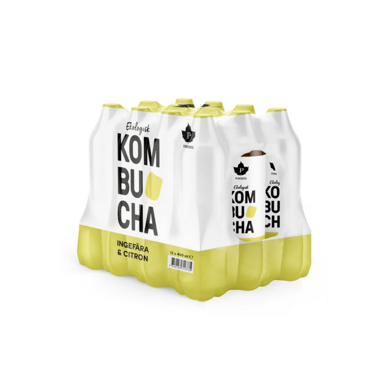 Läs mer om Kombucha Ingefära & Citron Flak