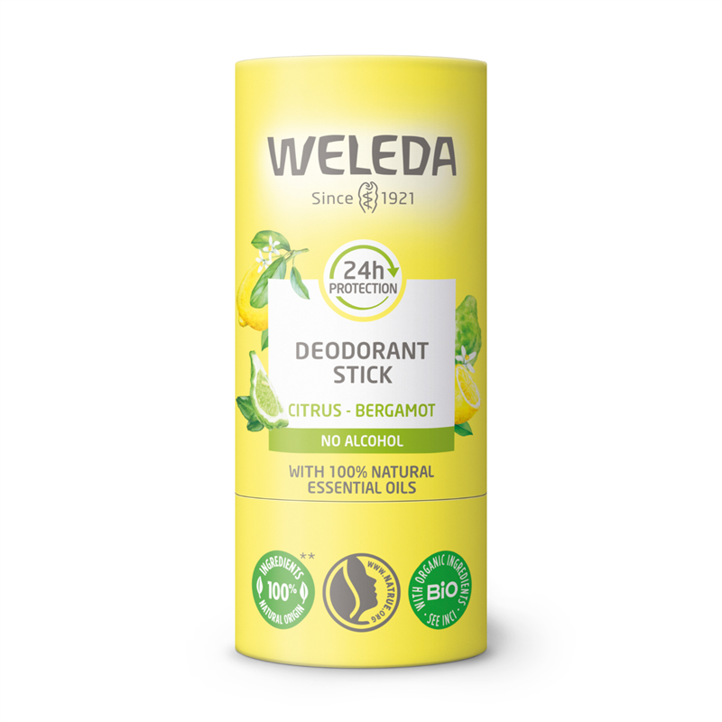 Produktfoto för Weleda Deodorant stick Citrus-Bergamot