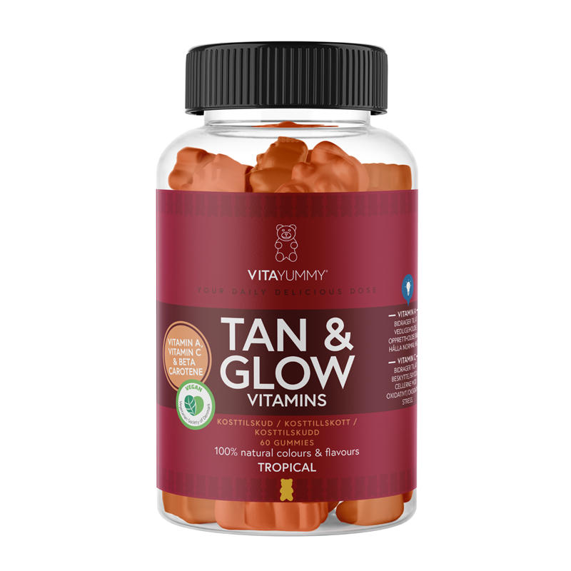 Alternativ bild 0 för VitaYummy Tan & Glow Tropical 60 gummies