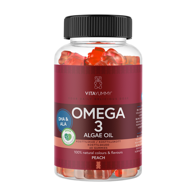 Läs mer om Omega 3 Algae oil - Peach