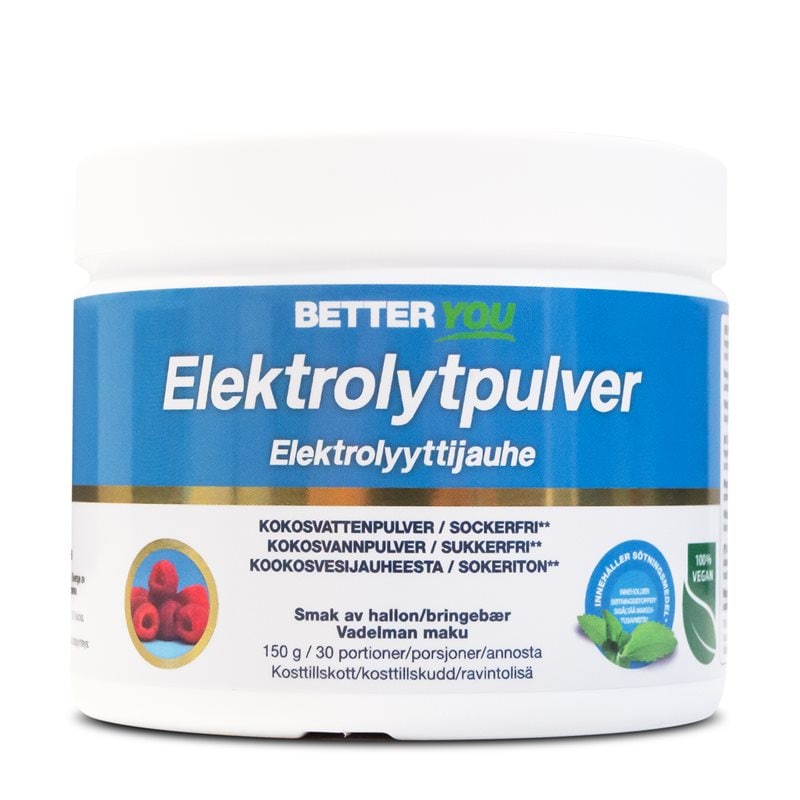 Better You Electrolytpulver Hallon 150 g