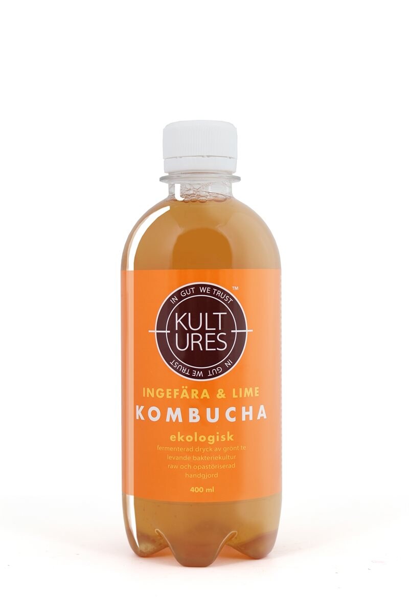 KULTURES Kombucha Ingefära Lime