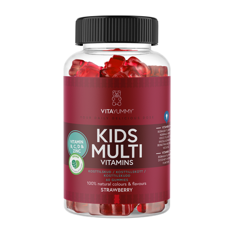 Läs mer om Kids Multivitamins -Strawberry