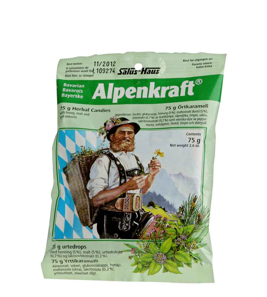Alpenkraft Örtkarameller..