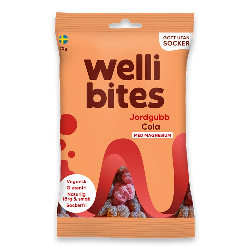 Wellibites Jordgubb & Cola
