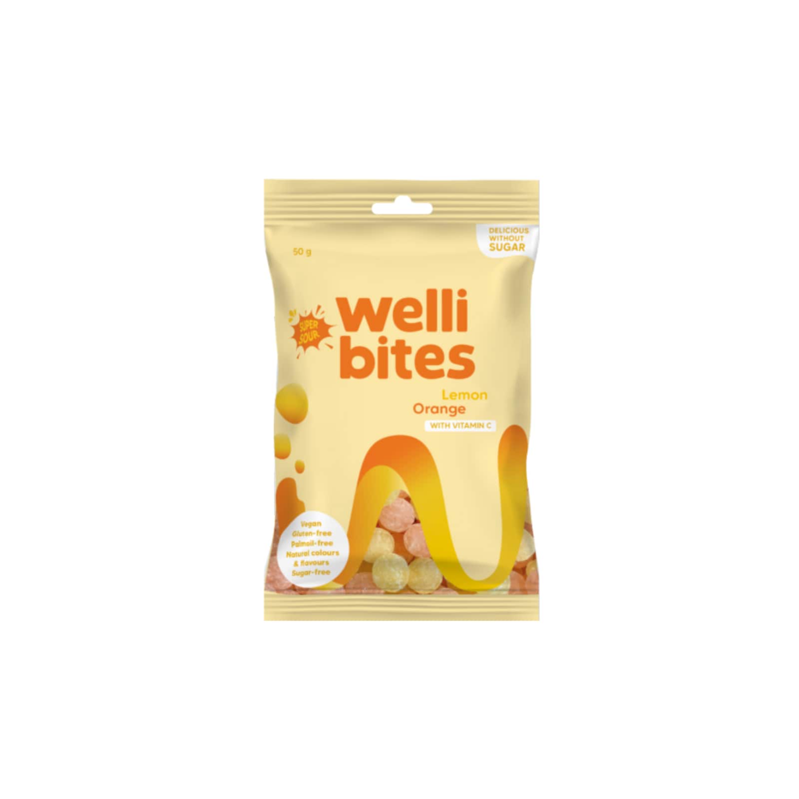 Wellibites Super Sour Lemon Orange